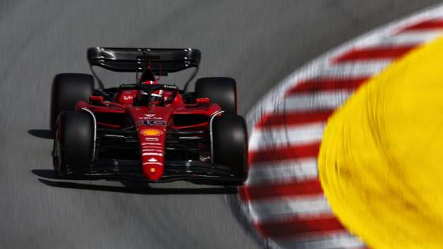 Spanish Grand Prix: Charles Leclerc takes superb pole for Ferrari after spin - BBC Sport