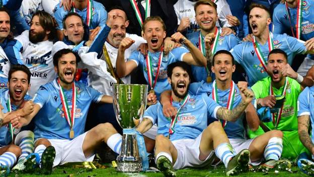 lazio beat juventus 3 1 to win italian super cup in saudi arabia bbc sport lazio beat juventus 3 1 to win italian