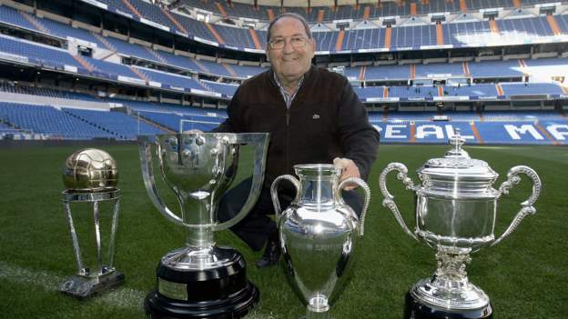 Real Madrid legend Gento - only player to have won six European Cups - dies aged 88