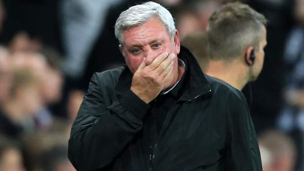 Steve Bruce: Newcastle boss battles on after 'difficult' night against Leeds