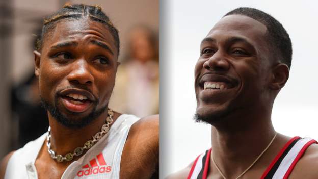 Lyles backs 'modest' Hughes to break British 200m record in London