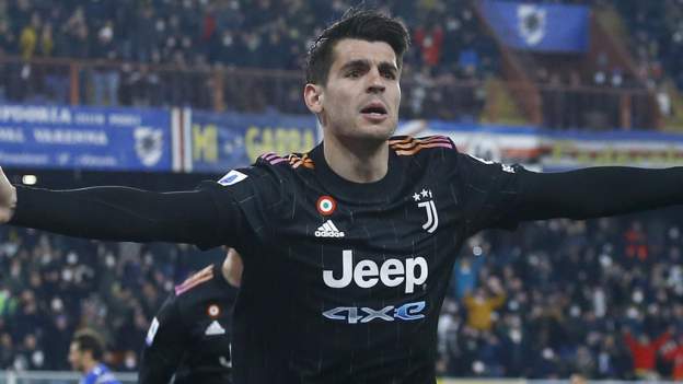 Sampdoria 1-3 Juventus: Alvaro Morata scores twice for visitors