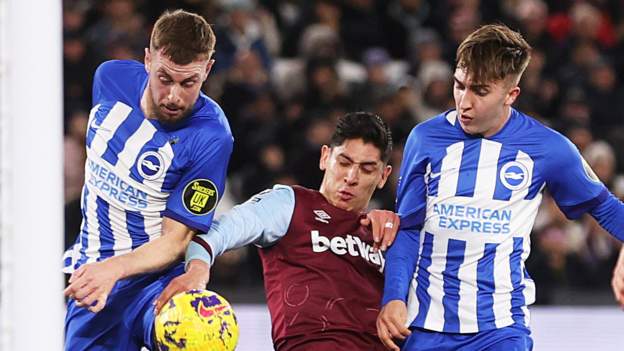 Brighton up to seventh after West Ham stalemate