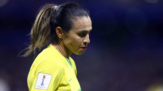 World Cup 2019: Brazil's Marta gives emotional speech to next ...