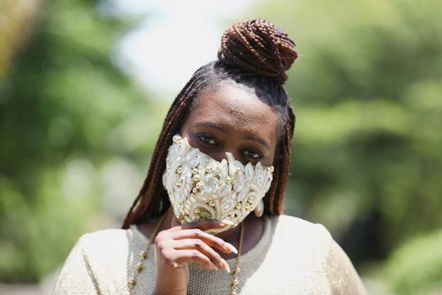 Face-mask fashion makes fighting virus 'more fun'