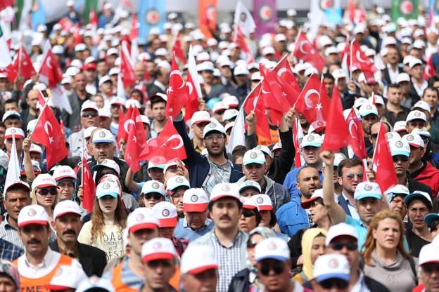 Türkiye’de kayıtlı olarak çalışan işçilerin yüzde 14’ü sendika üyesi