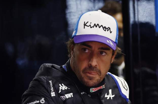 Alpine's Alonso finished first in wet first F1 practice at the Japanese Grand Prix.