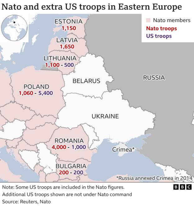 military - How many troops does NATO actually have on the Eastern flank ...
