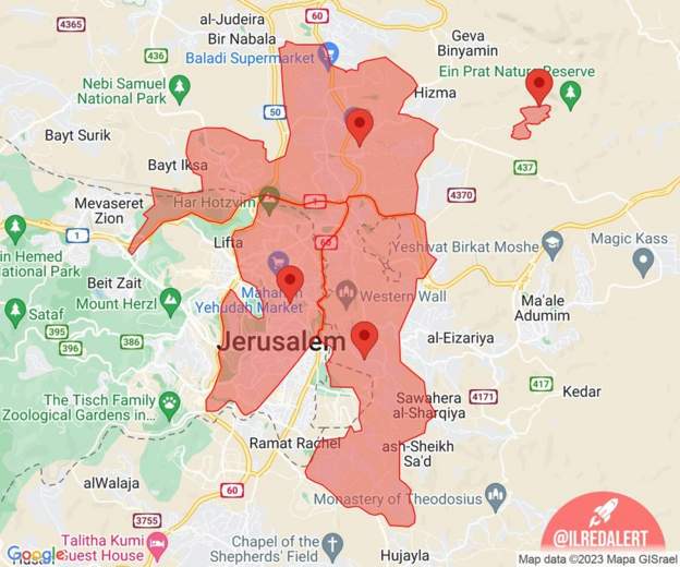 Islamic terrorists fire rockets at Jerusalem again 🔥