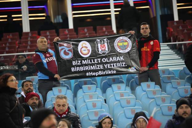 Trabzon’da pek çok farklı takımın taraftarları tek yürek oldu