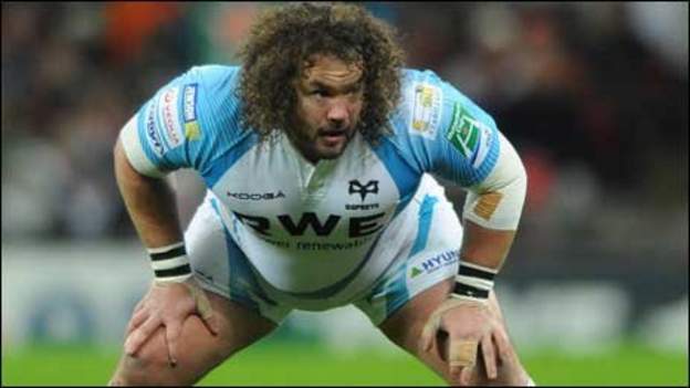 Ospreys prop Adam Jones puts family first - BBC Sport