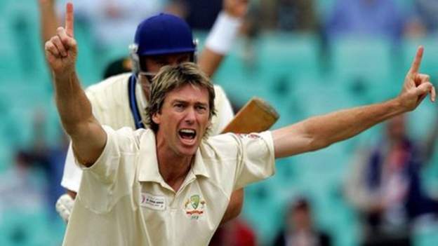 Glenn McGrath: Australia bowler to be inducted into Hall of Fame - BBC ...