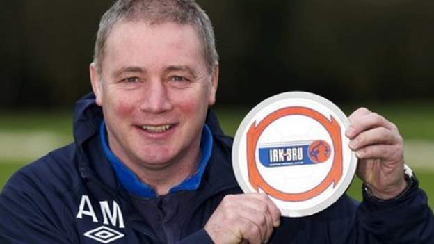 Rangers manager Ally McCoist wins December award - BBC Sport