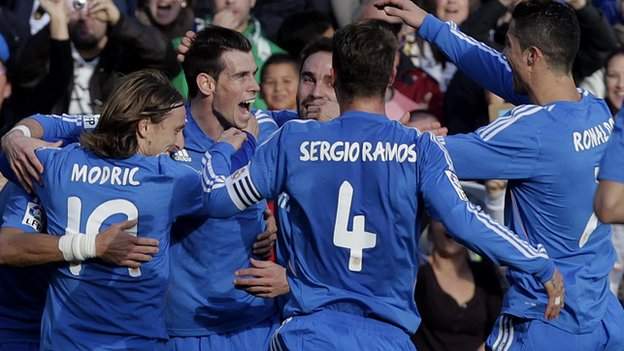 Real Betis 0-5 Real Madrid - BBC Sport