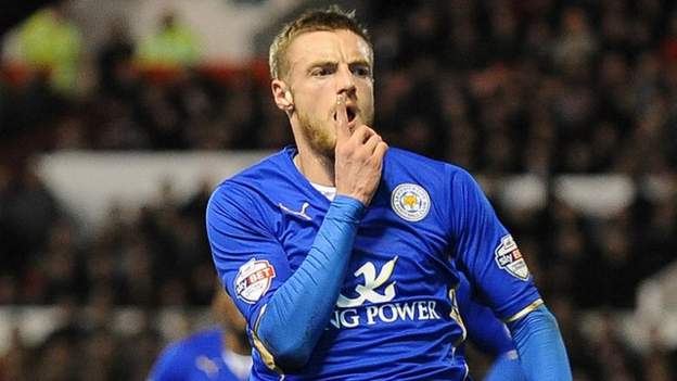 Leicester City striker Jamie Vardy shows off £50,000 watch and