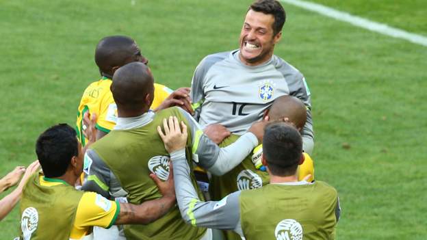 4 years after mistake, Julio Cesar keeps Brazil alive - Deseret News