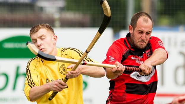 Shinty: Kingussie progress in Camanachd Cup - BBC Sport