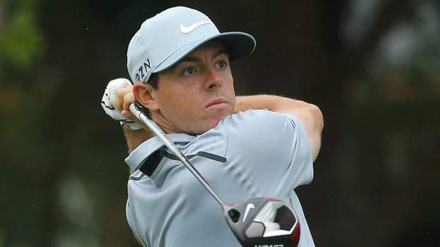 Rory McIlroy storms into halfway lead at US PGA - BBC Sport