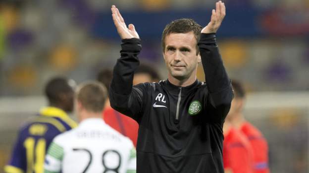 Champions League Celtic Boss Ronny Deila Satisfied After Draw Bbc Sport