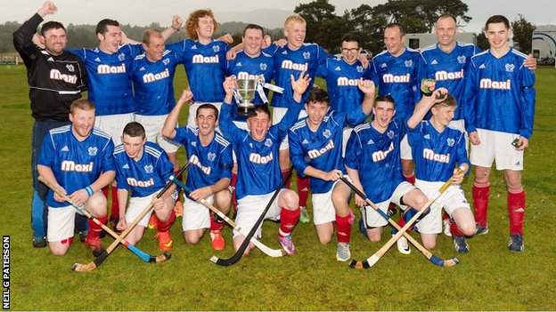 The victorious Kyles Athletic team