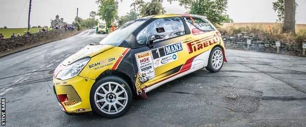 Daniel McKenna and Arthur Kierans took the British Rally Championship title