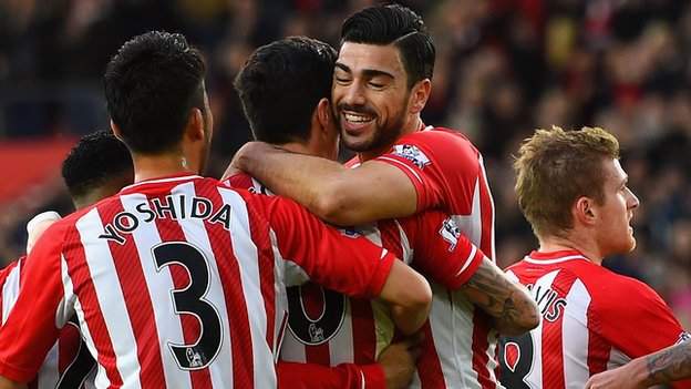 Southampton 30 Everton  BBC Sport