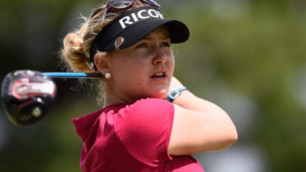 Charley Hull tied for second place in Queensland - BBC Sport