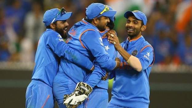 India beat Bangladesh to reach Cricket World Cup semi-finals - BBC Sport