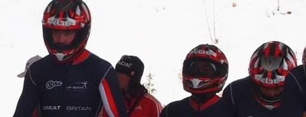 GB bobsleigh team including Will Golder