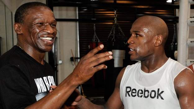 Floyd Mayweather Sr explains how he used his son as 'human shield' - BBC  Sport