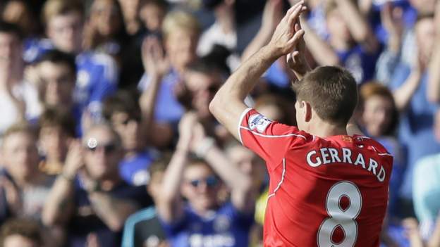 Liverpool's Steven Gerrard: Chelsea fans slaughtered me all game