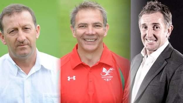 Huw Jenkins, Brian Davies and Jonathan Davies