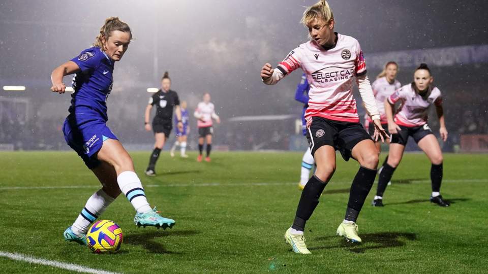 WSL LIVE Watch Manchester City v Manchester United plus score and