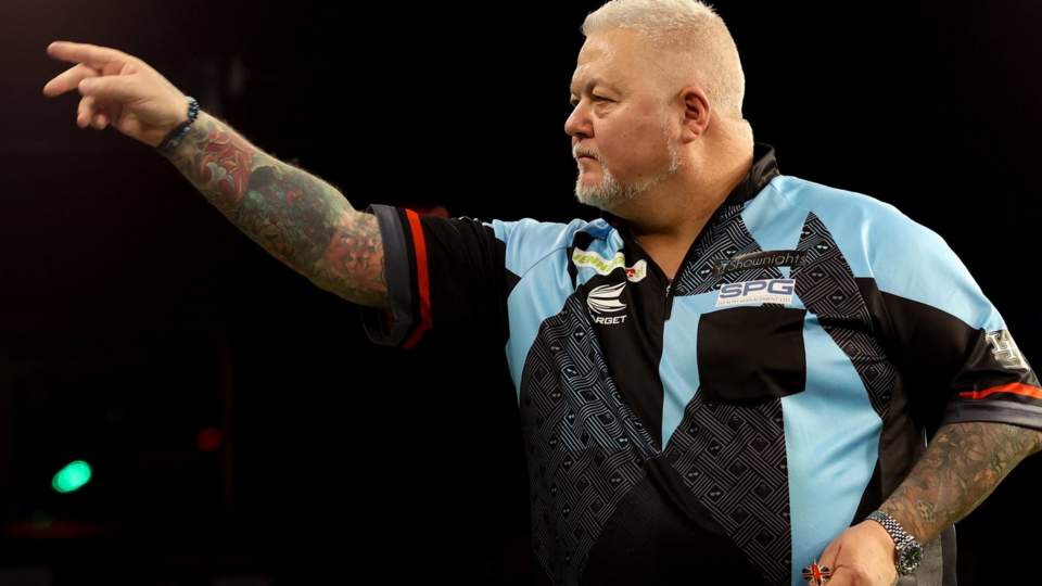 World Senior Darts Championship day one LIVE Martin Adams in action