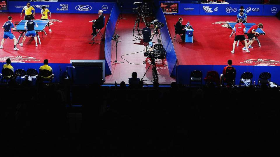 Glasgow 2014 Table tennis quarterfinals Live BBC Sport