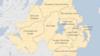 Карта, показывающая 11 муниципальных районов Северной Ирландии