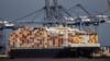 В прошлом месяце в порту Феликстоу пришвартовался контейнеровоз, заваленный контейнерами