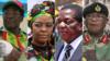 Слева направо: президент Роберт Мугабе, его жена Грейс Мугабе, недавно уволенные вице-президент Эммерсон Мнангагва и глава вооруженных сил генерал Константино Чивенга