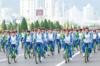 Массовый велопробег в Туркменистане (фото из архива)