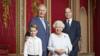 Королева с принцем Уэльским, герцогом Кембриджским и принцем Джорджем