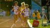 Зола Бадд на дистанции 3000 метров на Олимпийских играх 1984 года