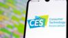 Логотип CES на телефоне