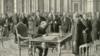 Премьер-министр Великобритании подписывает мирный договор ", 1919 г.