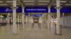 Пустой зал вылета Eurostar на Сент-Панкрас, Лондон, 25 ноября 2020 года