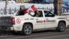 Колонна из нефтегазодобывающих регионов Канады принимает участие в акции протеста на Парламентском холме в феврале