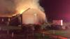 Пожарные пытаются тушить пожар в церкви Mt Zion AME в Гриливилле, Южная Каролина - 30 июля 2015 г.