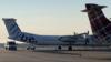 Самолет с брендом Flybe в аэропорту Рональдсвей на острове Мэн