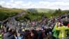 Толпа в Йоркшире на первом этапе Тур де Франс