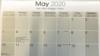 Календарь на май 2020 года