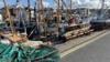 Рыбацкие лодки пришвартованы в гавани Пил